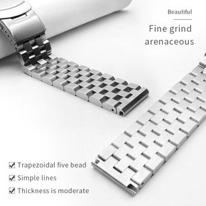 סיטונאי מותאם אישית 20mm 22mm 24mm רצועת החלפת מכאני יד יוקרה 304 נירוסטה שעון להקות אבזרים - Product Image 2