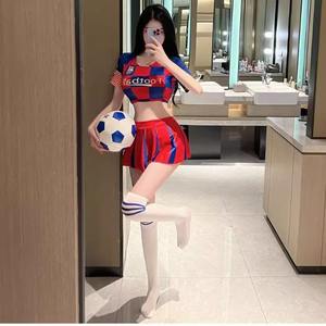 Ensemble de lingerie sexy de luxe pour femmes, 2 pièces, costume de jeu de rôle, sous-vêtements de football confortables et respirants, vente chaude - Product Image 5