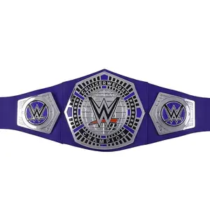 Pesos pesados de <span class=keywords><strong>lucha</strong></span> libre de boxeo campeón de cinturón de Metal de cuero cinturón de Campeonato - Product Image 1