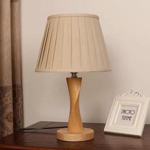 Nordic Style Solid Wood Bedside Table Lamp with Dimmable Soft Warm White <b>Light</b> Night <b>Light</b> Natural Wood Color for Home Hotel Use - Product Image 5