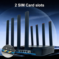 Modem MT7981B ESIM 5G dengan Slot SIM, Router OpenWrt 4G 5G Dual SIM Wifi 6 AX3000, Port Gigabit, Router Kartu SIM 5G, Router CPE 5G