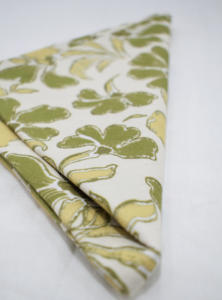 Serviettes en lin faites à la main avec bord imprimé vintage personnalisable Serviette d'accessoires en tissu personnalisable - Product Image 4