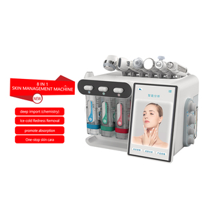 Appareil de beauté professionnel 8-en-1 hydro-oxygène pour le visage, nettoyage en profondeur et dermabrasion au diamant – Nouveauté 2026, vente chaude - Product Image 2