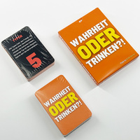 Jeu de cartes à jouer amusant pour fête, personnalisable avec votre design, prix bas, haute qualité