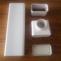 Offre Spéciale petit carré PVC 100x50mm tuyau de jardin anti-corrosion écologique Option économique pour l'irrigation du système hydroponique