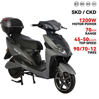 Scooter Eléctrico JOYKIE 72V 30Ah 1200W, Gran Espacio de Almacenamiento, Motor en el Buje Trasero, Motocicleta Urbana para Adultos con Frenos de Disco