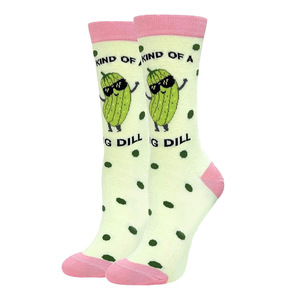 2 Paar lustige Gurken-Socken für Damen und Herren – Geschenke, Neuheit, Baumwolle, Gurken-Socken für Sie und Ihn, für Gurkenliebhaber, als Geschenkidee - Product Image 4