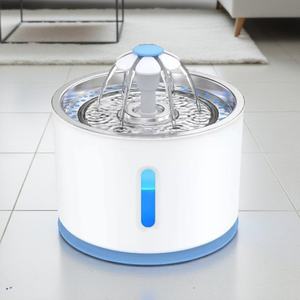 Bebedero Automático Ultra Silencioso de Acero Inoxidable de 2.4L, Moderno y Ecológico para Gatos, Sistema de Triple Filtración para Mascotas Pequeñas - Product Image 1