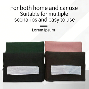 Caja de pañuelos de alta calidad para coche, modelo nuevo, con bolsillo para pañuelos en la parte trasera del asiento, estuche para pañuelos para <span class=keywords><strong>Jaguar</strong></span> - Product Image 1