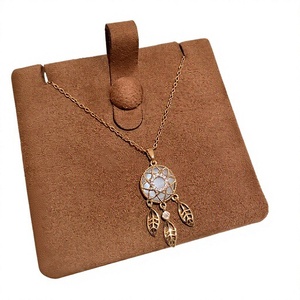 Europe United States Cross-border New Dream Catcher Cat's Eye Resin Pendant Necklace Women's Light Luxury Titanium Steel Titaniu - Product Image 2