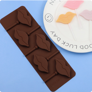 Molde de piruleta sin BPA, molde de silicona para Chocolate, molde para hornear, antiadherente para 6 magdalenas de tamaño completo - Product Image 1