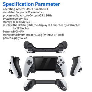 <span class=keywords><strong>Console</strong></span> de jeu portable M25 64G/128G, <span class=keywords><strong>console</strong></span> de jeu vidéo rétro intégrant plus de 20000 jeux, plus de 30 émulateurs, écran IPS de 4,3 pouces - Product Image 5