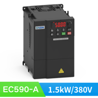 Variateur de fréquence triphasé EC590-A 380V 1,5kW, variateurs de fréquence AC, inverseurs de fréquence VSD VFD pour moteurs