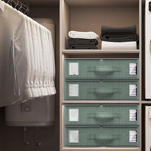 Tessuto personalizzato Oxford in lino multifunzionale pieghevole armadio cubo contenitori di stoccaggio Design rimovibile lenzuolo singolo abbigliamento - Product Image 6