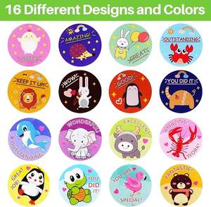 Autocollants pour la Classe des Enfants, Autocollants Motivationnels pour Enseignants, École, Maison, Bureau et Fêtes, 16 Motifs - Product Image 2