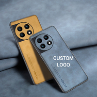 Nouveauté : Étui portefeuille multifonction de luxe avec emplacements pour cartes, sac étanche Mimi pour OnePlus 12 R 11 R en cuir PU, logo personnalisé