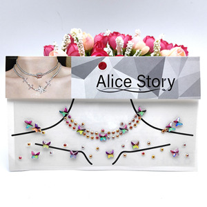 Autocollants diamant clavicule transfrontalière européenne et américaine pour filles autocollants créatifs beauté maquillage cou <span class=keywords><strong>tatouage</strong></span> autocollants - Product Image 1