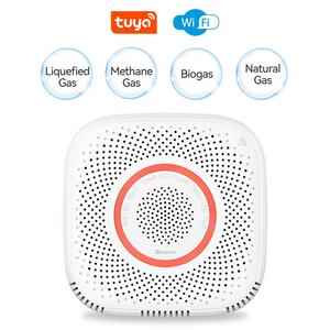 Détecteur de gaz WiFi Heiman, <span class=keywords><strong>alarme</strong></span> de fuite de gaz naturel, capteur de méthane CH4 avec commande vocale de la vanne, AC100-240V, à brancher pour la maison - Product Image 6