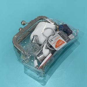 <span class=keywords><strong>กระเป๋า</strong></span>เงินใส่เหรียญไวนิลใสขนาดเล็ก<span class=keywords><strong>กระเป๋า</strong></span>ใส่เงินสด PVC ใสมีช่องล็อคแบบเปิด - Product Image 5