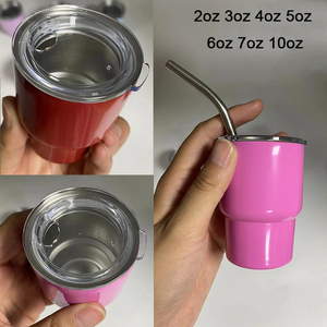 Logo personnalisé Termos 2oz 3oz mini bouteilles d'eau en acier inoxydable tasses gobelets verre à liqueur 5oz 7oz 4oz 6oz Cocktail bière - Product Image 6