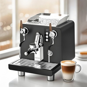 Machine à <span class=keywords><strong>café</strong></span> semi-automatique haut de gamme du <span class=keywords><strong>grain</strong></span> à la tasse avec réglages de broyage ajustables pour une infusion personnalisée - Product Image 3