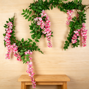 Guirlande de lys artificiels réalistes sans entretien, en soie, pour une décoration moderne de style nordique, idéale pour Thanksgiving et Noël - Product Image 4