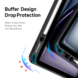 Magnetic <b>Tablet</b> Case with <b>Pen</b> Slot for iPad Air 13 (2024-2025) / iPad Pro 12.9 (2020-2021-2022) Flip Stand <b>Tablet</b> Cover - Product Image 5