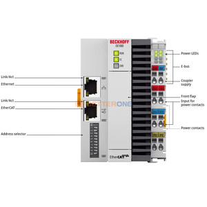 100% confezione originale modulo <span class=keywords><strong>Beckhoff</strong></span> con sconto sul prezzo, vendita calda EK1000 | Accoppiatore EtherCAT TSN - Product Image 2