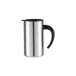 Stainless Steel Vacuum <b>Insulated</b> Tumbler with Handle and Lid Modern Design Office <b>Cup</b> Travel Mug Red Green Blue Color Options - Product Image 3