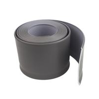 Plinthes en PVC imperméables grises pour la décoration