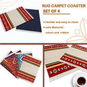 Sous-verres de haute qualité de style oriental, écologiques, pour tasses à thé, lot en vrac - Product Image 2