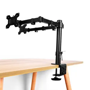 Dual Monitor New flexible Holder Arm Desk Bracket Mount for Computer Screens up Laptop Adjustable Lcd Dual Gas Spring