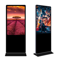 Kiosque vidéo de signalisation numérique d'intérieur OEM écran tactile capacitif LCD système Android/PC pour ascenseur vente au détail aéroport/centre commercial