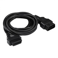 Câble d'extension OBD pour voiture et camion, mâle-femelle, 16 broches, 16 conducteurs, avec alimentation traversante, connecteur d'outil de diagnostic OBD2 pour détection de panne automobile