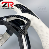 Accessoires intérieurs de voiture, volant sport personnalisé en fibre de carbone sergé pour Infiniti G37 G25 G35 Q50 Q60 Q70 EX25 EX35 EX37