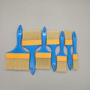 แปรงทาสีแบบแบน ขนแปรงพลาสติก ด้ามสีน้ำเงิน ขนาด 5 นิ้ว สำหรับใช้ในบ้าน - Product Image 3