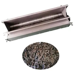 Bom fornecedor pente de aço inoxidável personalizado triturador de lixo durável eficiente para máquina de secagem de lodo