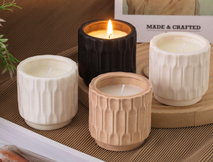 Pot de bougie parfumée en forme de hibou mignon de taille avec logo personnalisé, pot vide de récipients en céramique pour la fabrication - Product Image 4