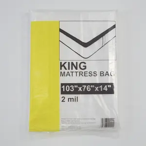 Heavy Duty Plastic King Mattress Bag Mattress Protector Mattress Cover For Moving And Storage