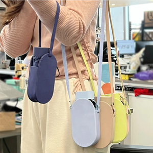 Funda de cuero PU para cápsula, funda de paraguas portátil a la moda, bolsa de almacenamiento, correa de paraguas, funda de <span class=keywords><strong>hombro</strong></span> - Product Image 2