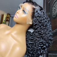 Perruque frontale en dentelle HD 13x4 en cheveux humains bouclés birmans bruts, sans colle, avec dentelle pré-coupée et ligne de cheveux effet fondu, pour femmes noires, fournisseur de cheveux