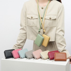 Solid Color Zipper Card Holder Small Size Ultralight Coin Purse Combo Everyday Outfits Macaron Colors Spring 2026 - Product Image 1