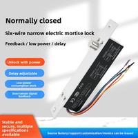 Verrou de mortaise électrique miniature poli en gros, 12/24V, commutable NO/NC, pour la sécurité, les entrepreneurs et la quincaillerie d'ingénierie