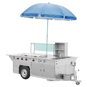 Nouveau stock OEM, chariot de vente ambulante de hot-dogs en acier inoxydable sur mesure, machines à grignoter - Product Image 6