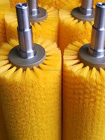 Brosse à rouleaux industrielle en nylon haute densité personnalisée OEM pour équipements textiles et d'impression