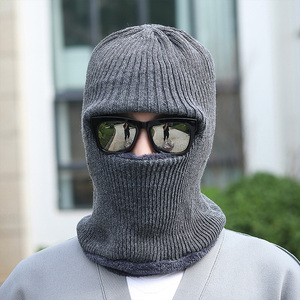 Sweats à capuche d'extérieur coupe-vent et à capuche <span class=keywords><strong>pour</strong></span> vélo, bonnets chauds <span class=keywords><strong>pour</strong></span> hommes, <span class=keywords><strong>ensemble</strong></span> tricoté de chapeaux et d'écharpes d'hiver, bon marché - Product Image 2