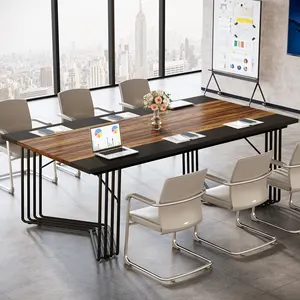 2024 design commercial office furniture modern mdf splicing board large executive office conference table boss desk