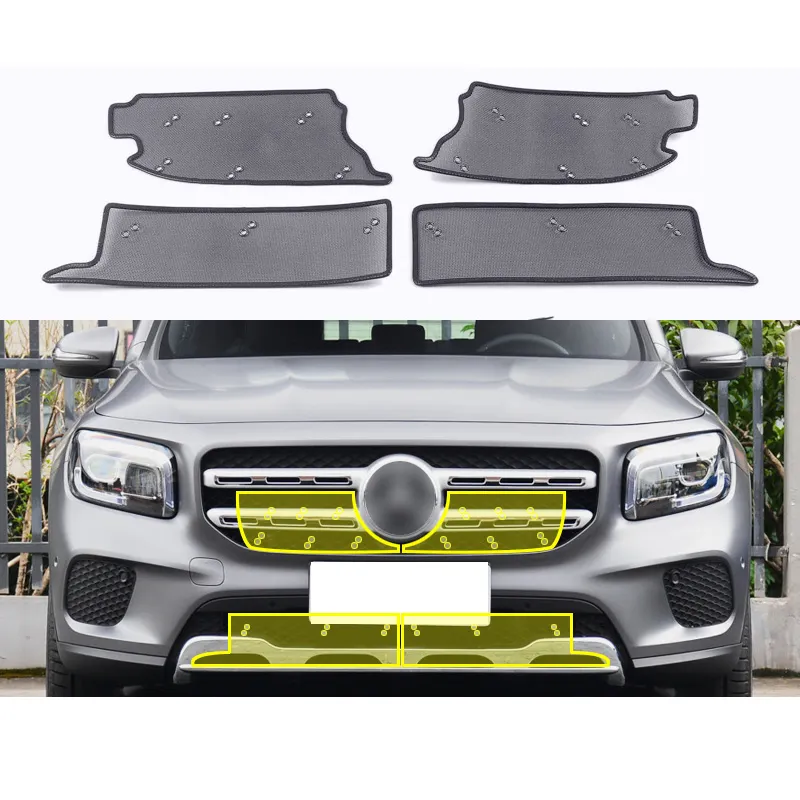 Car Front Grill Net Head Engine Protector Anti-insect for Mercedes Benz GlB 2019 2020 2021 2022 2023 X247 Accessories Kit