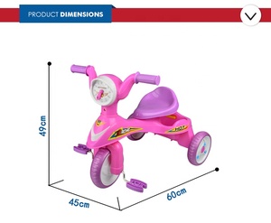 china fashion 3 wheel ABS music baby tricycle toy for 3-5 year olds - Product Image 4