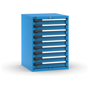 Fami Master 714x726x1000mm cajonera azul con 9 cajones telescópicos - Product Image 1